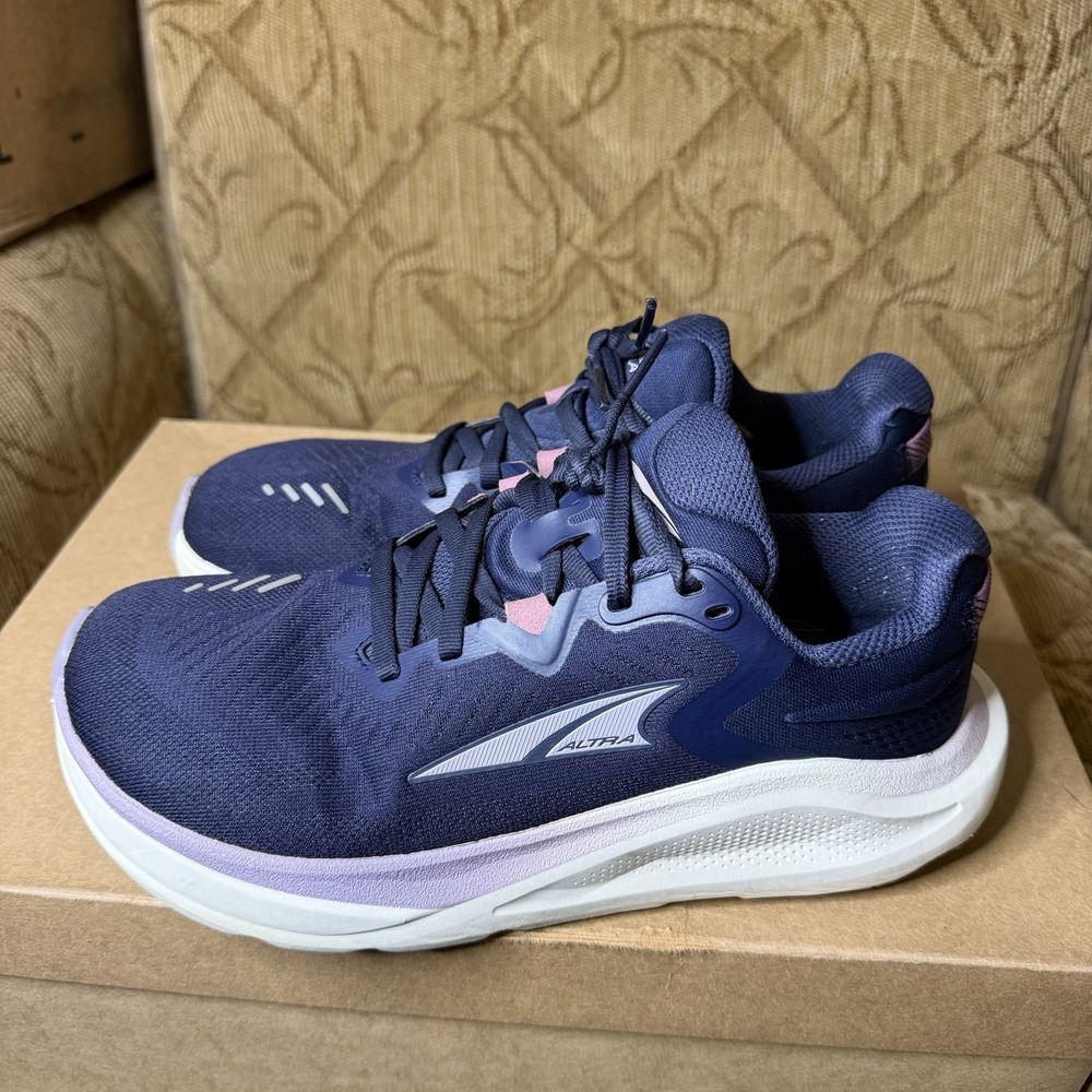 Altra Paradigm 8 Navy AL0A85RN445 Women's Size 7.5 Running Shoes No Insoles